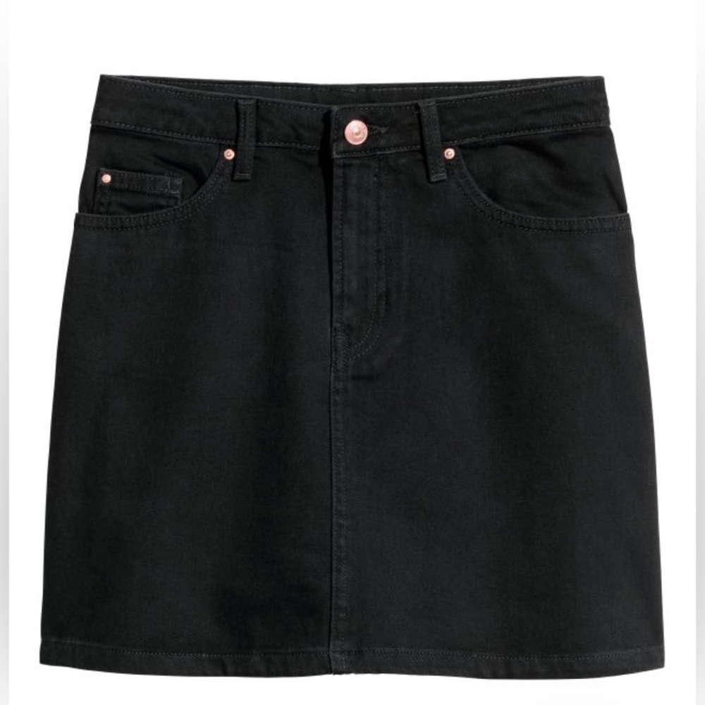 NWT H&M High-Waist Denim Mini Skirt - Size: US 4